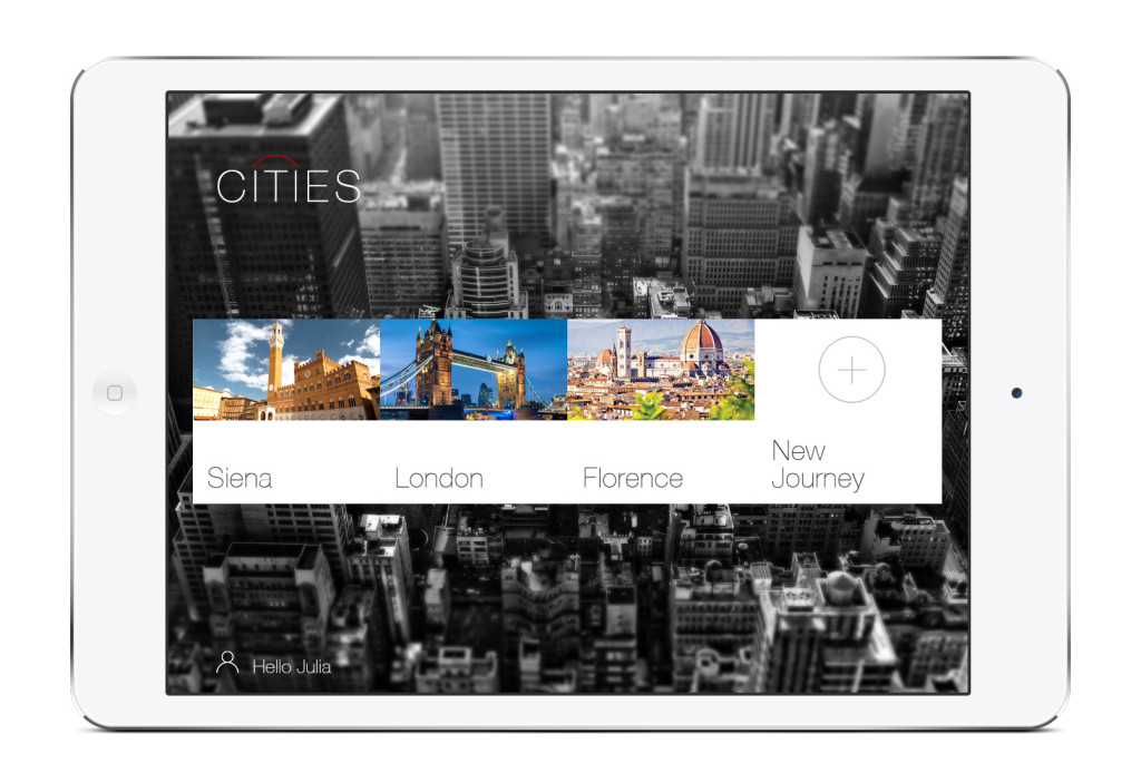 CITI Bank CITIES tablet app